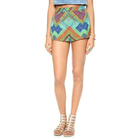 Mara Hoffman Multicolor Geometric Women Shorts - Picture 1 of 16